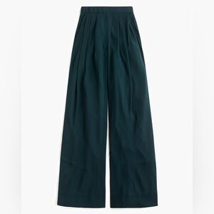 Collection By J.Crew Green pull-on wide-leg pant Size 8